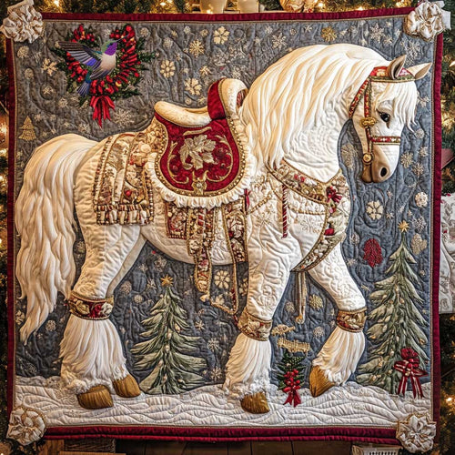 Christmas Blessing Horse WN2911029CL Quilt