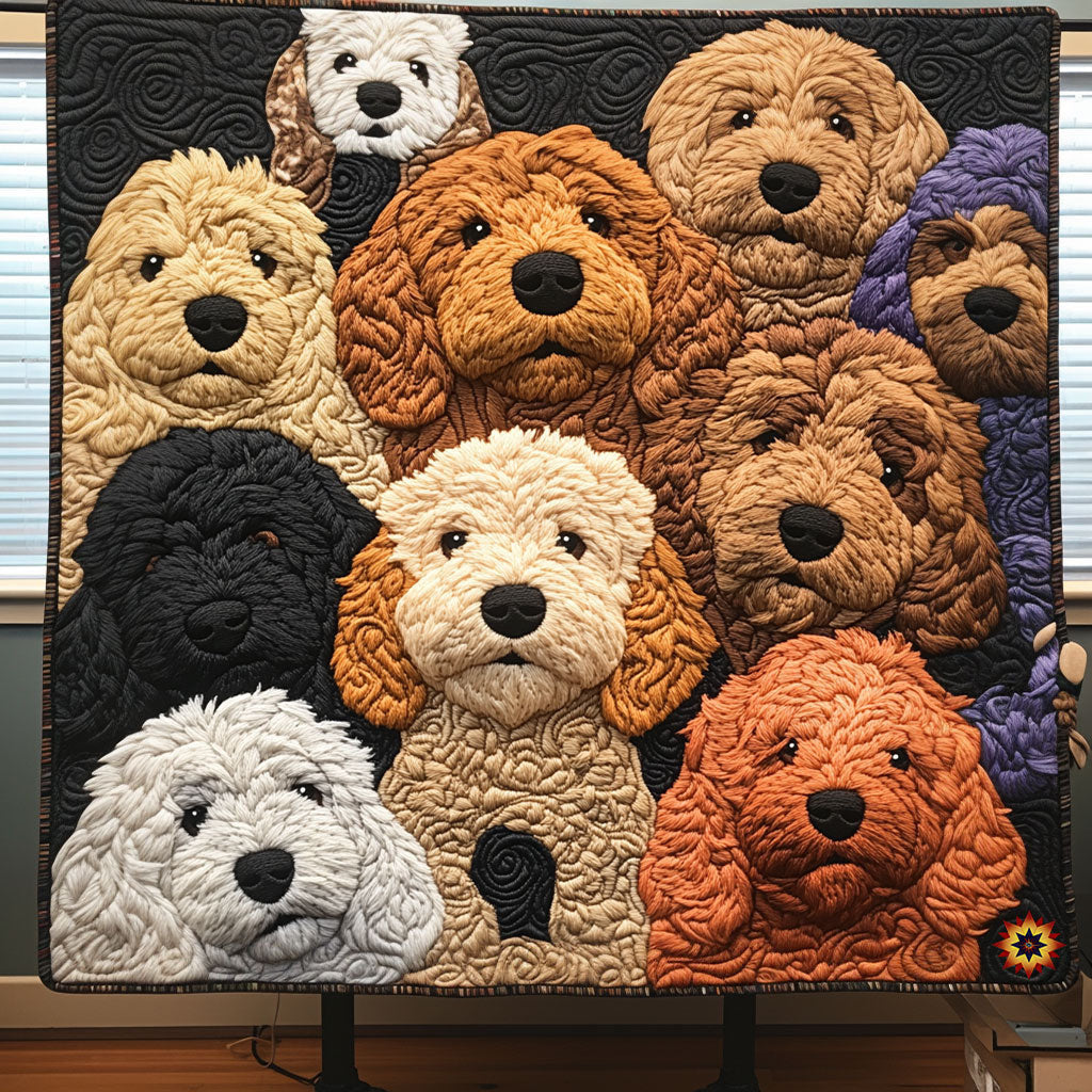 Doodle Dog WJ0512017CL Quilt