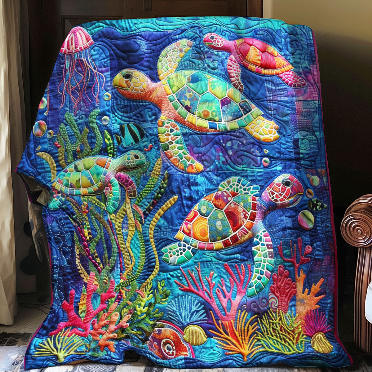 Turtle Sea WO0808036CL Quilt