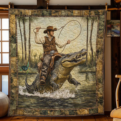 Gator Wrangler Cowboy WN0411076CL Quilt