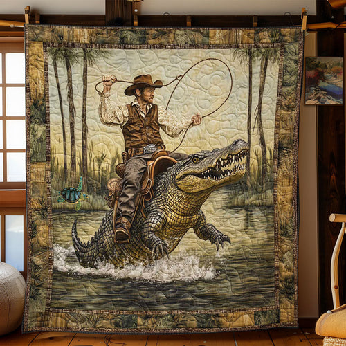 Gator Wrangler Cowboy WN0411076CL Quilt