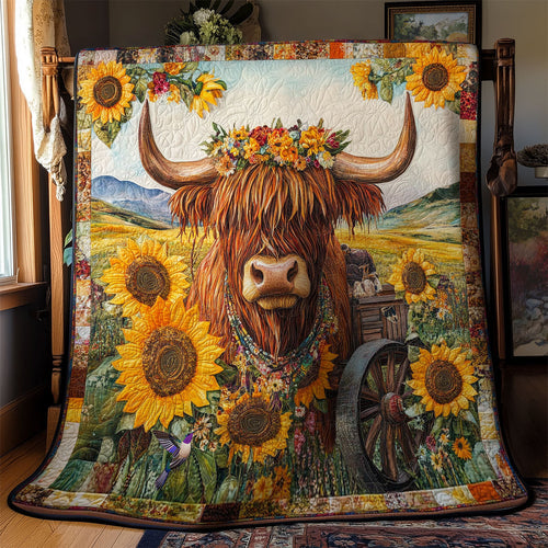 Highland Bull WY2311005CL Quilt