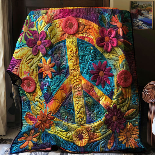 Peace Blossom Hippie XR2707006CL Quilt