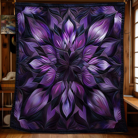 Dreamy Purple Flower WN1508100CL Quilt