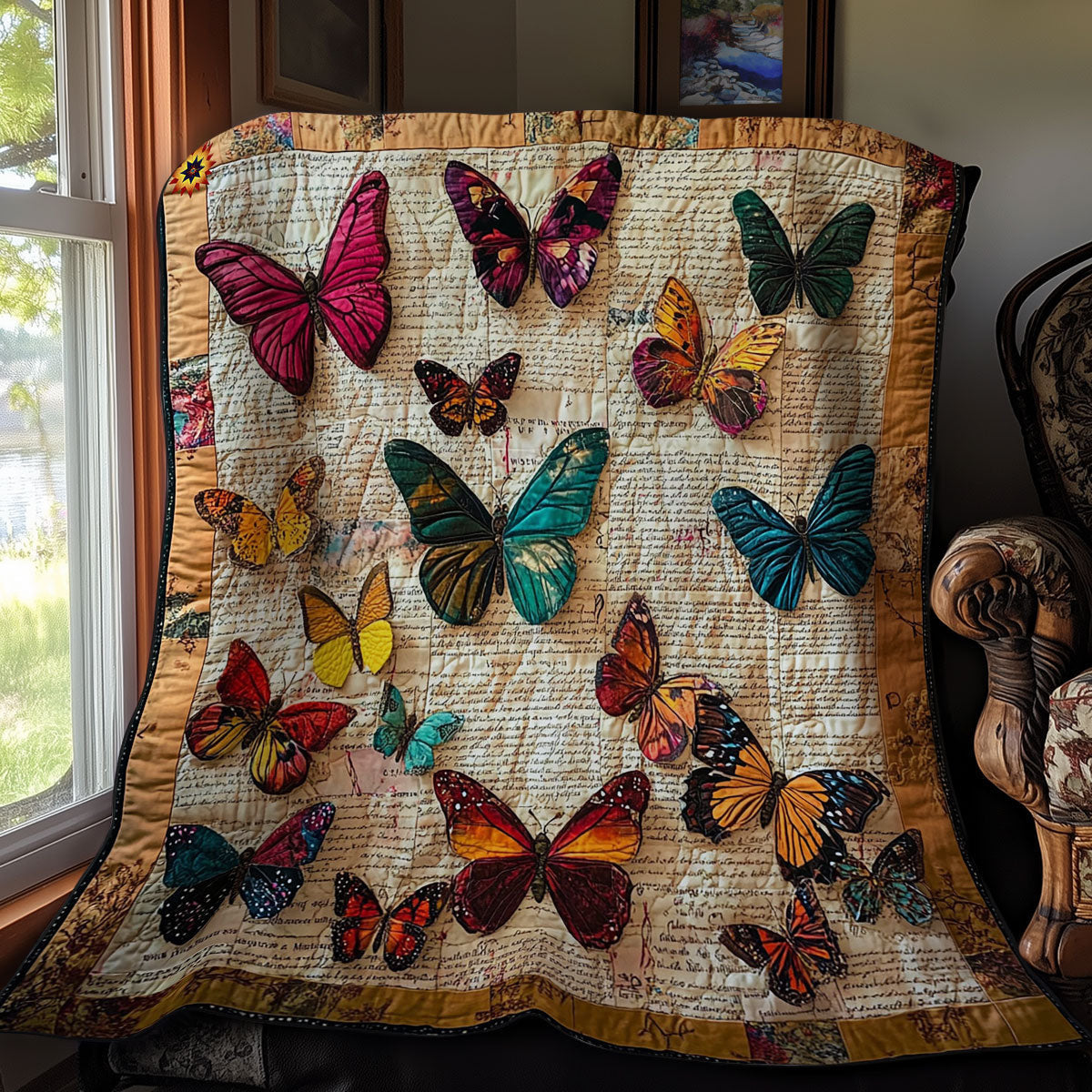 Butterfly WY0212011CL Quilt