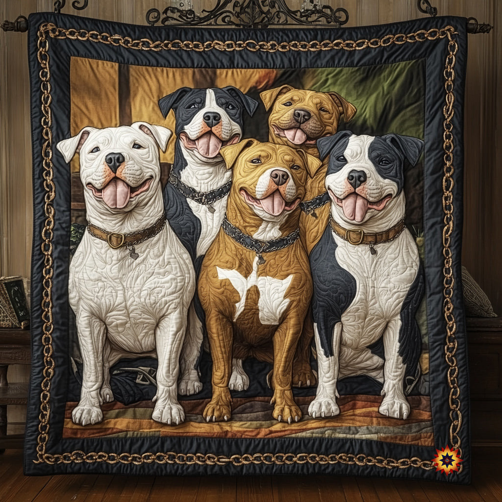 Pitbull Gang WU0611040CL Quilt