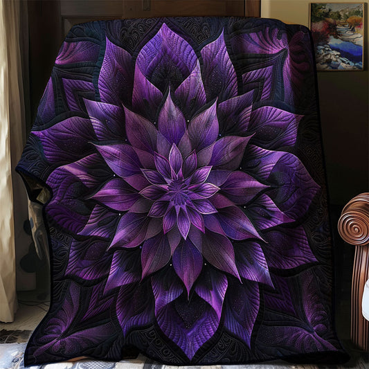 Purple Bloom WM2808093CL Quilt