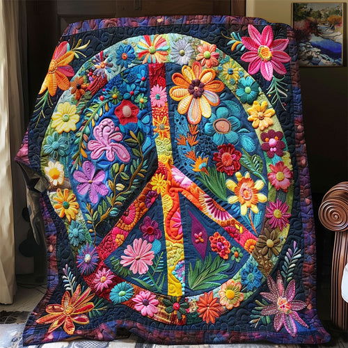 Hippie Peace WM0808029CL Quilt