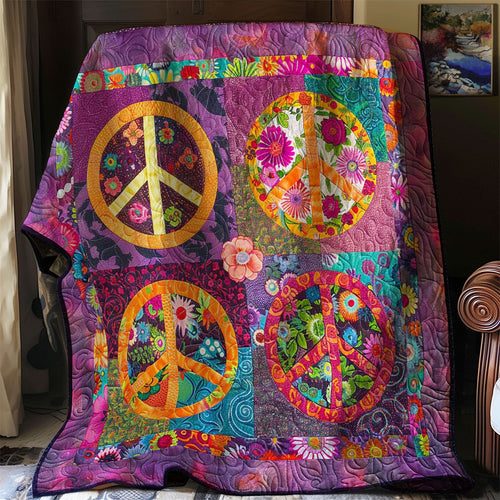 Trippy Hippie Sign WJ2007039CL Quilt