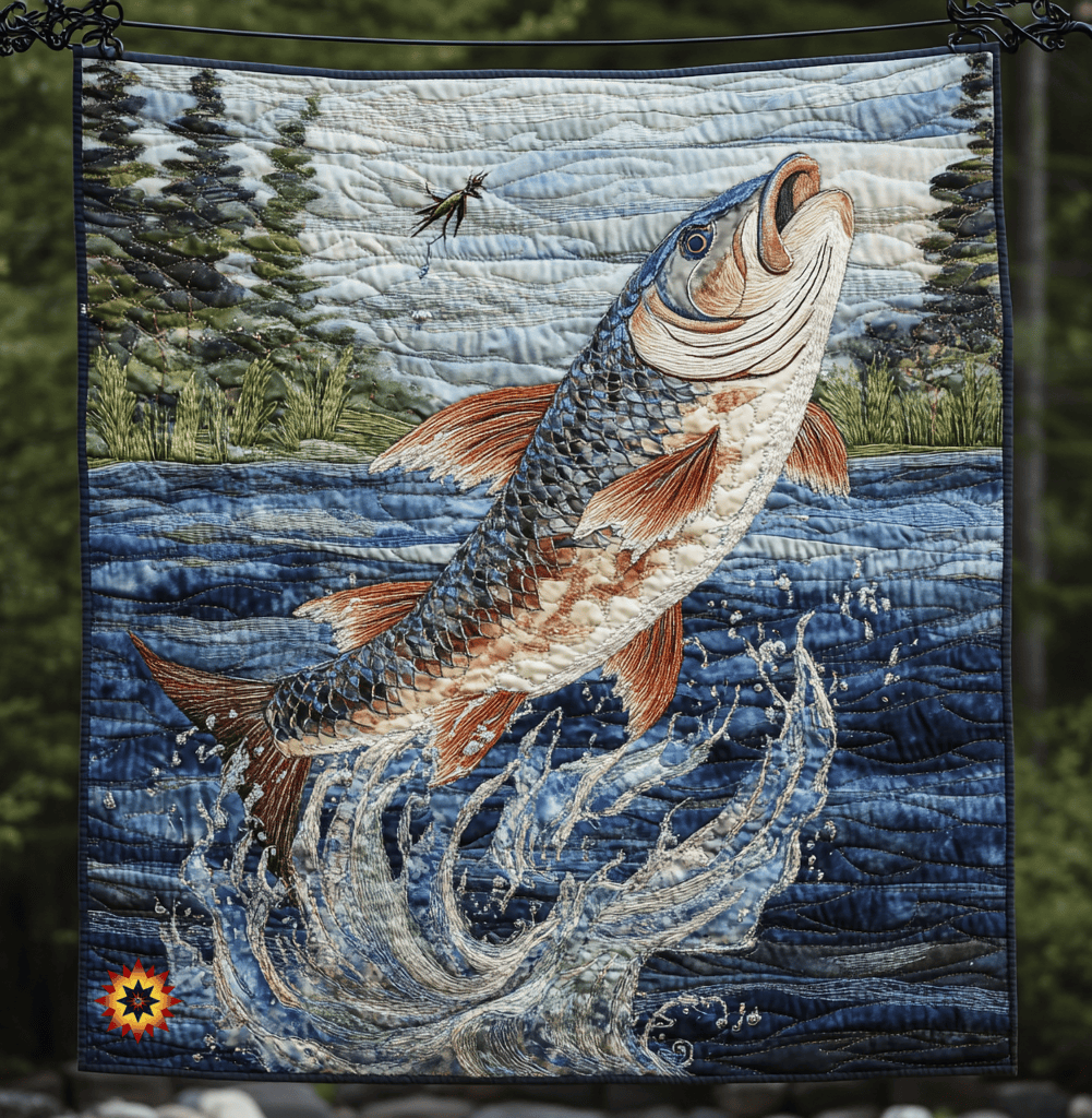 Fishing Time WU1312017CL Quilt