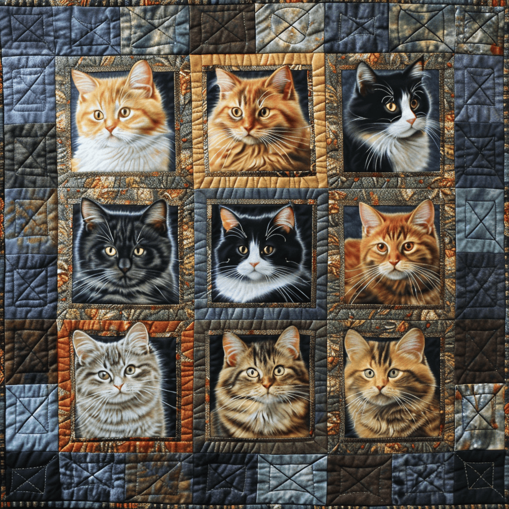 Cute Cats XR2005015CL Quilt