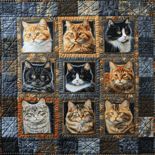 Cute Cats XR2005015CL Quilt