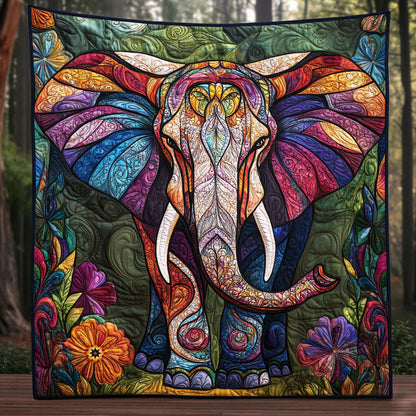 Patchwork Elephant WJ0911020CL Quilt