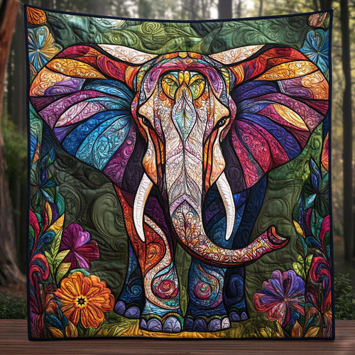 Patchwork Elephant WJ0911020CL Quilt