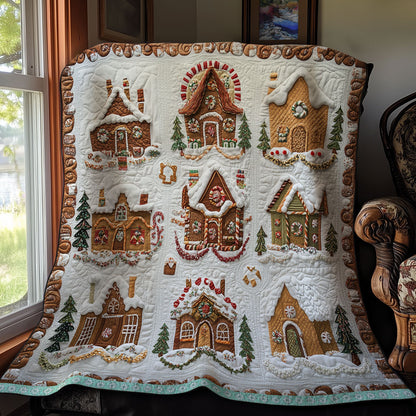 Gingerbread House WX0212022CL Quilt