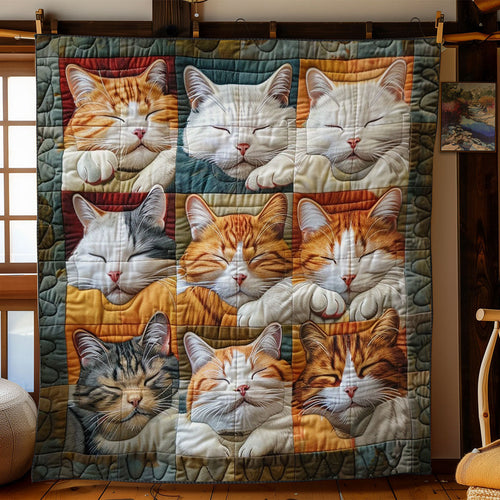 Cats Sleeping WO2208045CL Quilt