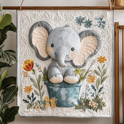 Baby Elephant WG1812024CL Quilt