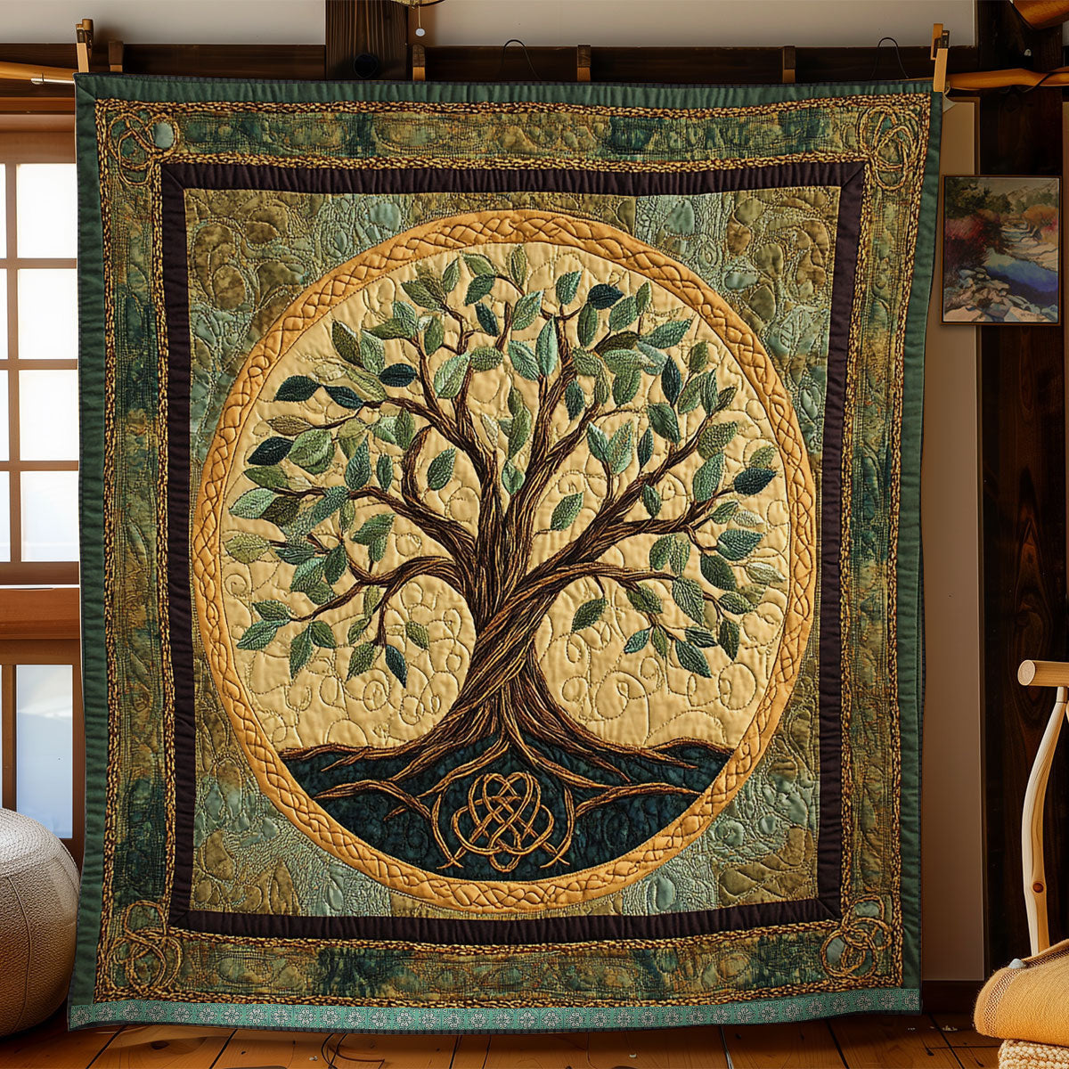 Celtic Tree WX1112010CL Quilt