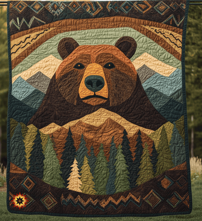 Rustic Bear WU1312022CL Quilt