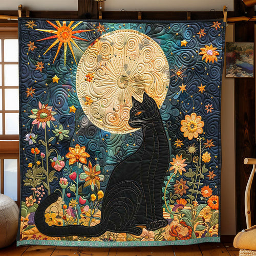 Moon Garden Cat WP0909025CL Quilt