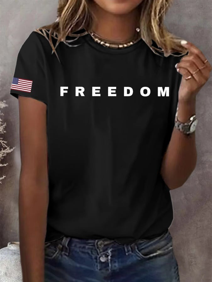 Freedom T-Shirt Charlie Kirk Shirt Freedom Shirt Charlie Gifts For Wife