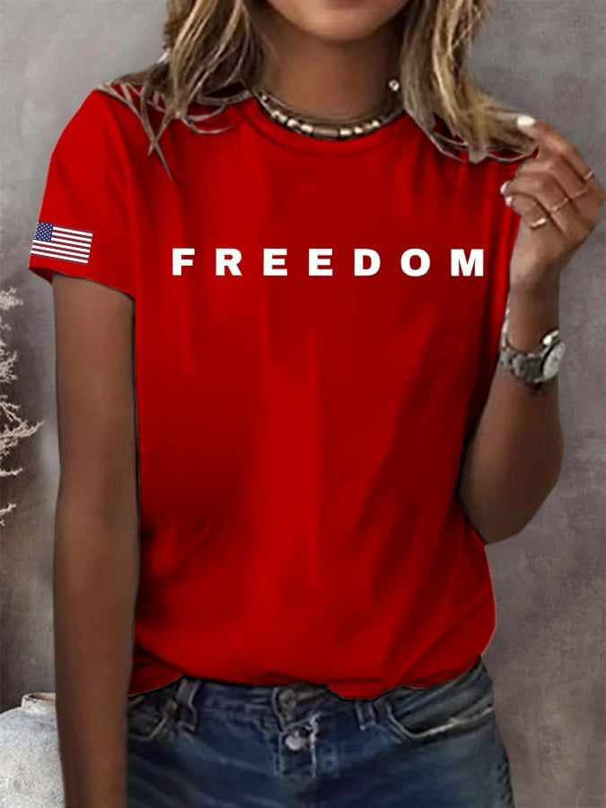 Freedom T-Shirt Charlie Kirk Shirt Freedom Shirt Charlie Gifts For Wife
