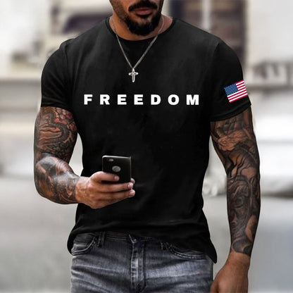 Freedom Shirt Charlie Kirk Turning Point USA Clothing Charlie Kirk Merch Gifts For Trump Lovers