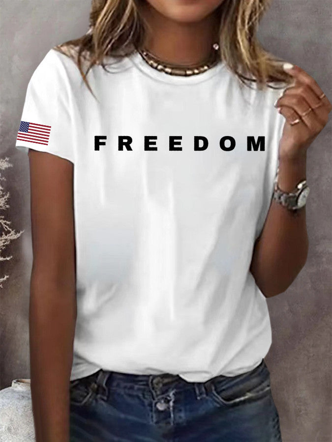 Freedom Shirt Charlie Kirk Turning Point USA Clothing Charlie Kirk Merch Gifts For Trump Lovers