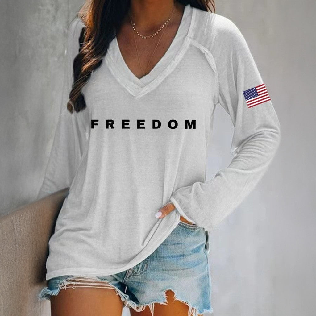 Freedom Shirt Charlie Kirk Turning Point USA Clothing Charlie Kirk Merch Gifts For Trump Lovers