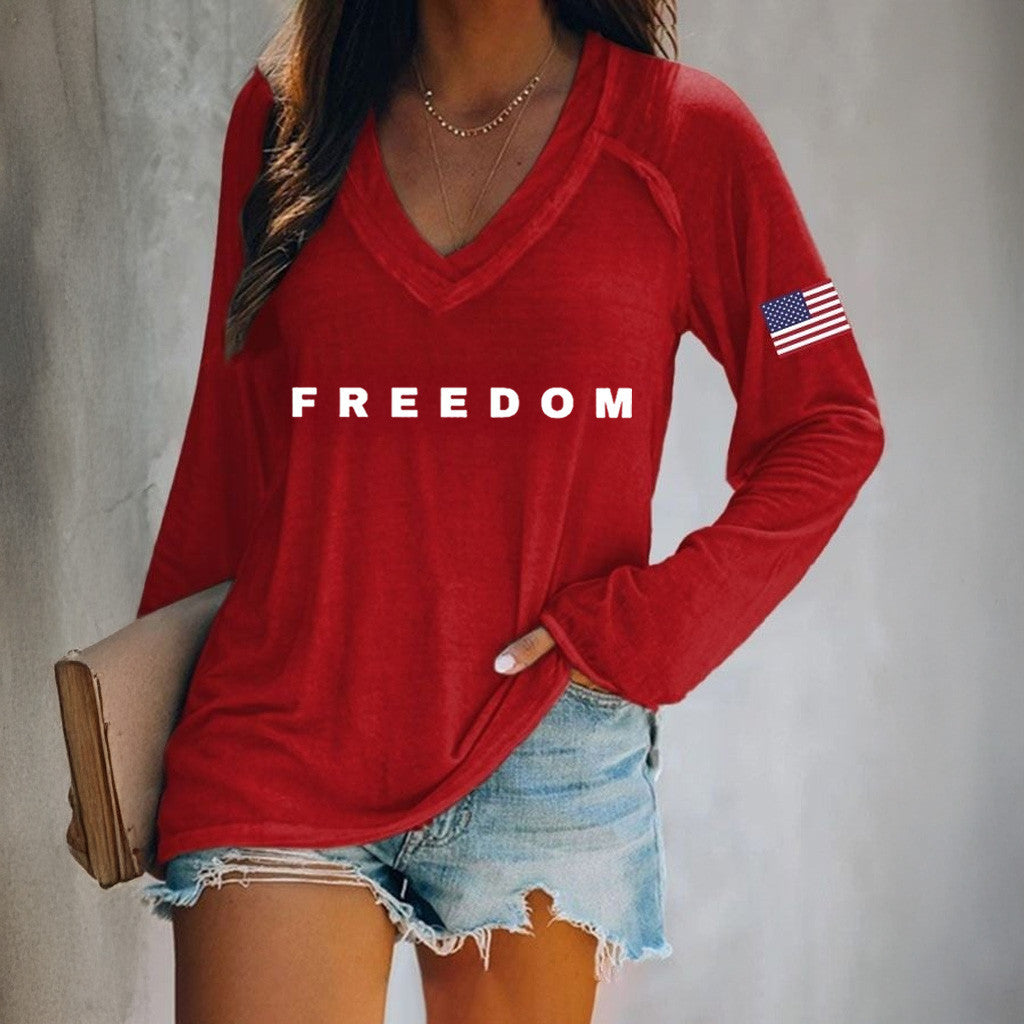 Freedom Shirt Charlie Kirk Turning Point USA Clothing Charlie Kirk Merch Gifts For Trump Lovers