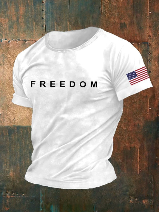 Freedom Shirt Charlie Kirk Turning Point USA Clothing Charlie Kirk Merch Gifts For Trump Lovers