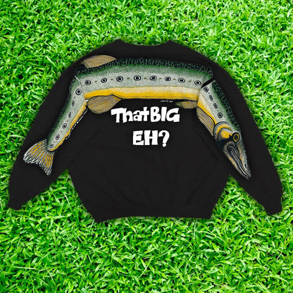 Ask Me How Big It Was Sweatshirt Fish That Big Eh Sweatshirt It Was This Big Fish Merch