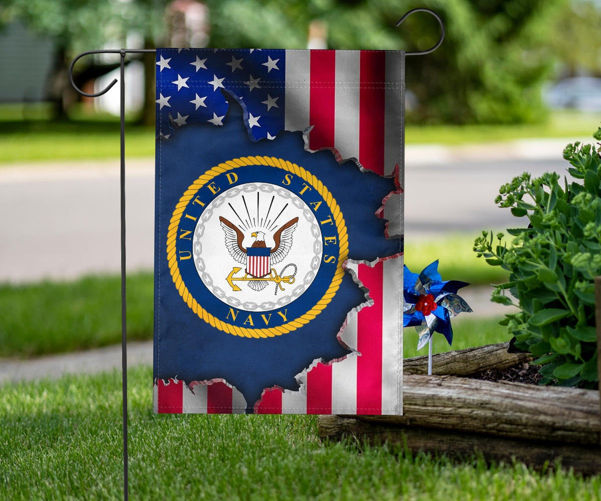 United States Navy American Flag USN Emblem Patriotic Flags For Sale 4th Of July Home Decor