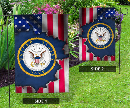 United States Navy American Flag USN Emblem Patriotic Flags For Sale 4th Of July Home Decor