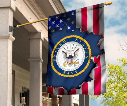 United States Navy American Flag USN Emblem Patriotic Flags For Sale 4th Of July Home Decor