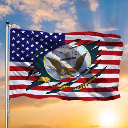 United States Navy Flag American Flag Pride Military 4th Of July Decorations Outdoor