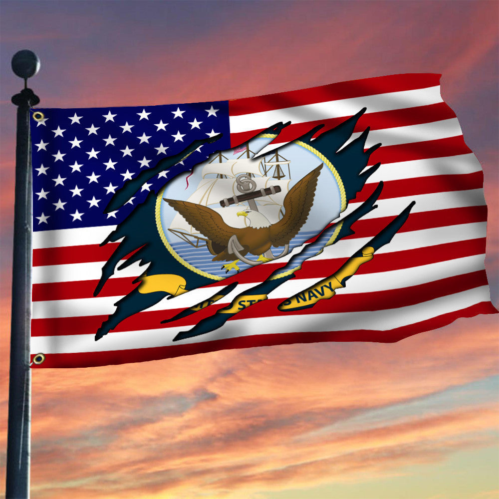 United States Navy Flag American Flag Pride Military 4th Of July Decorations Outdoor