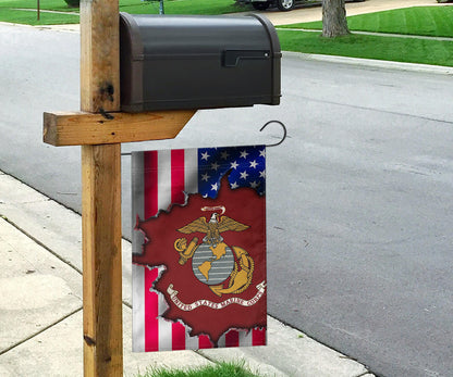 US Marine Corps Flag American Flag 4th Of July Yard Decorations Patriotic Merch