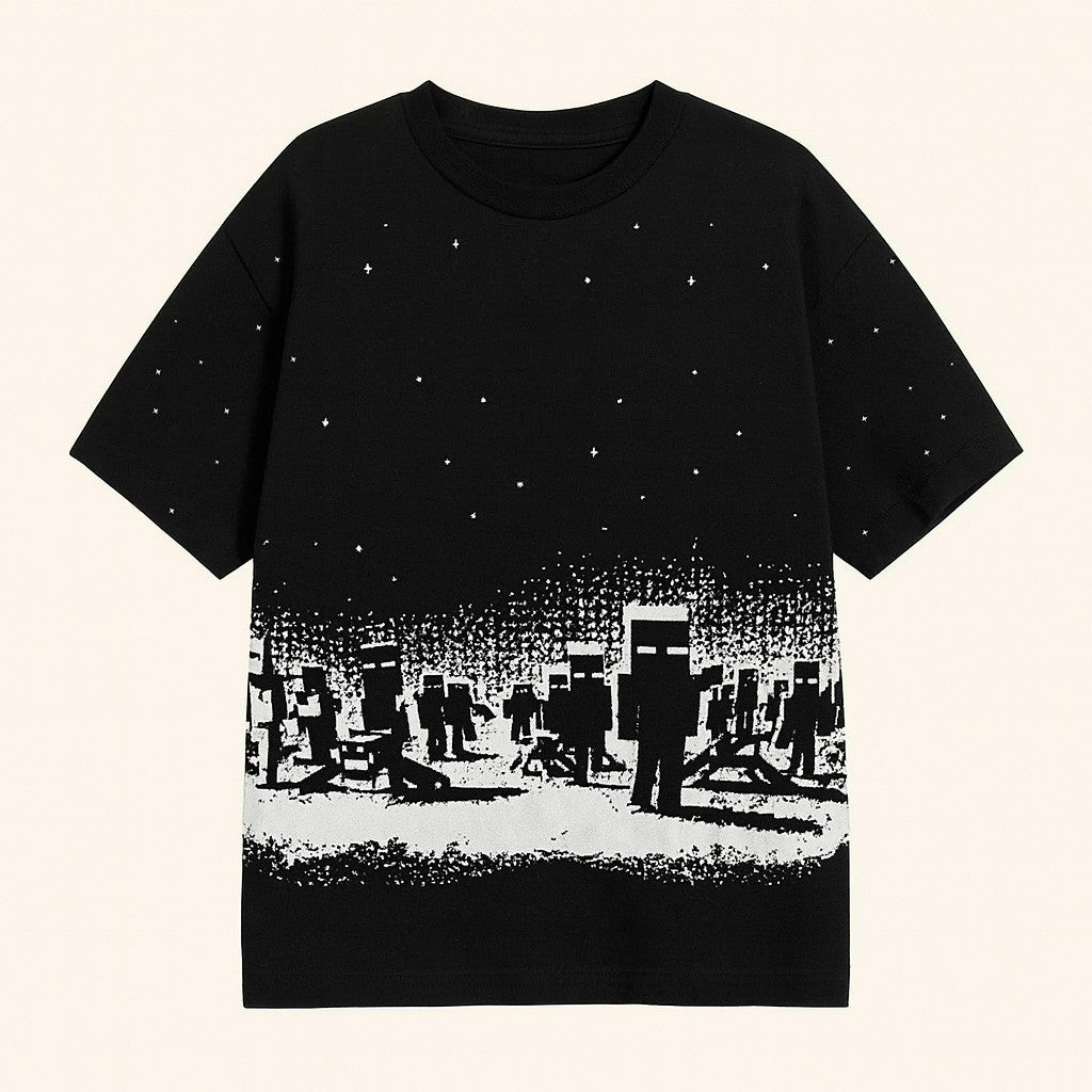 Cool Shirtz Merch Very Cool X Minecraft Sweater Monsters Nearby Sweater Gifts For Sister - Mouldkingstore