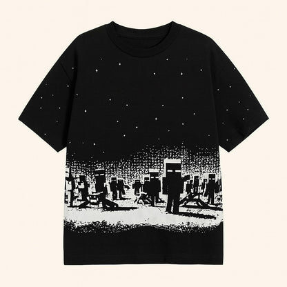 Cool Shirtz Merch Very Cool X Minecraft Sweater Monsters Nearby Sweater Gifts For Sister - Mouldkingstore