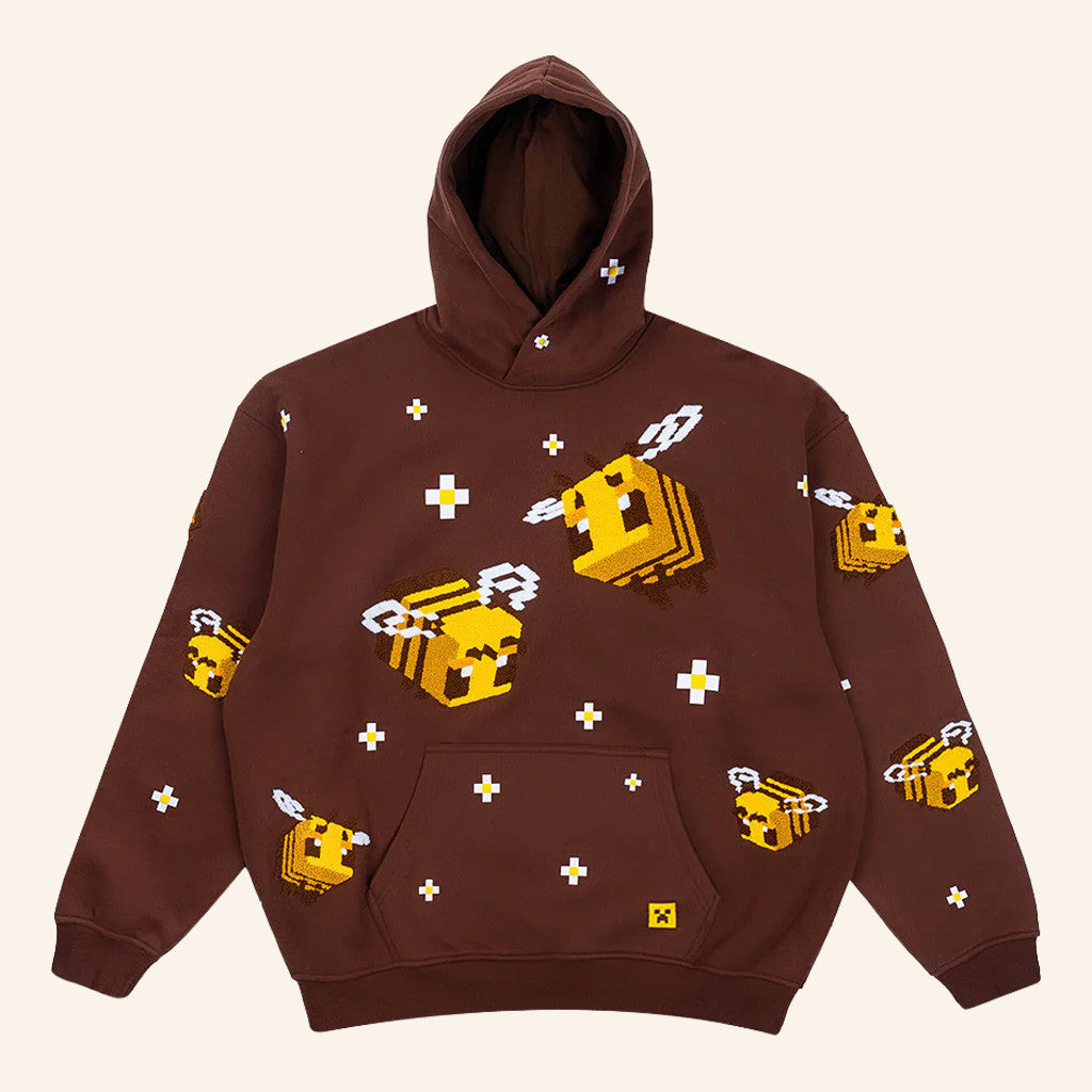 Cool Shirtz Merch Very Cool X Minecraft Hoodie Bee Hoodie Birthday Gift For Son- Mouldkingstore