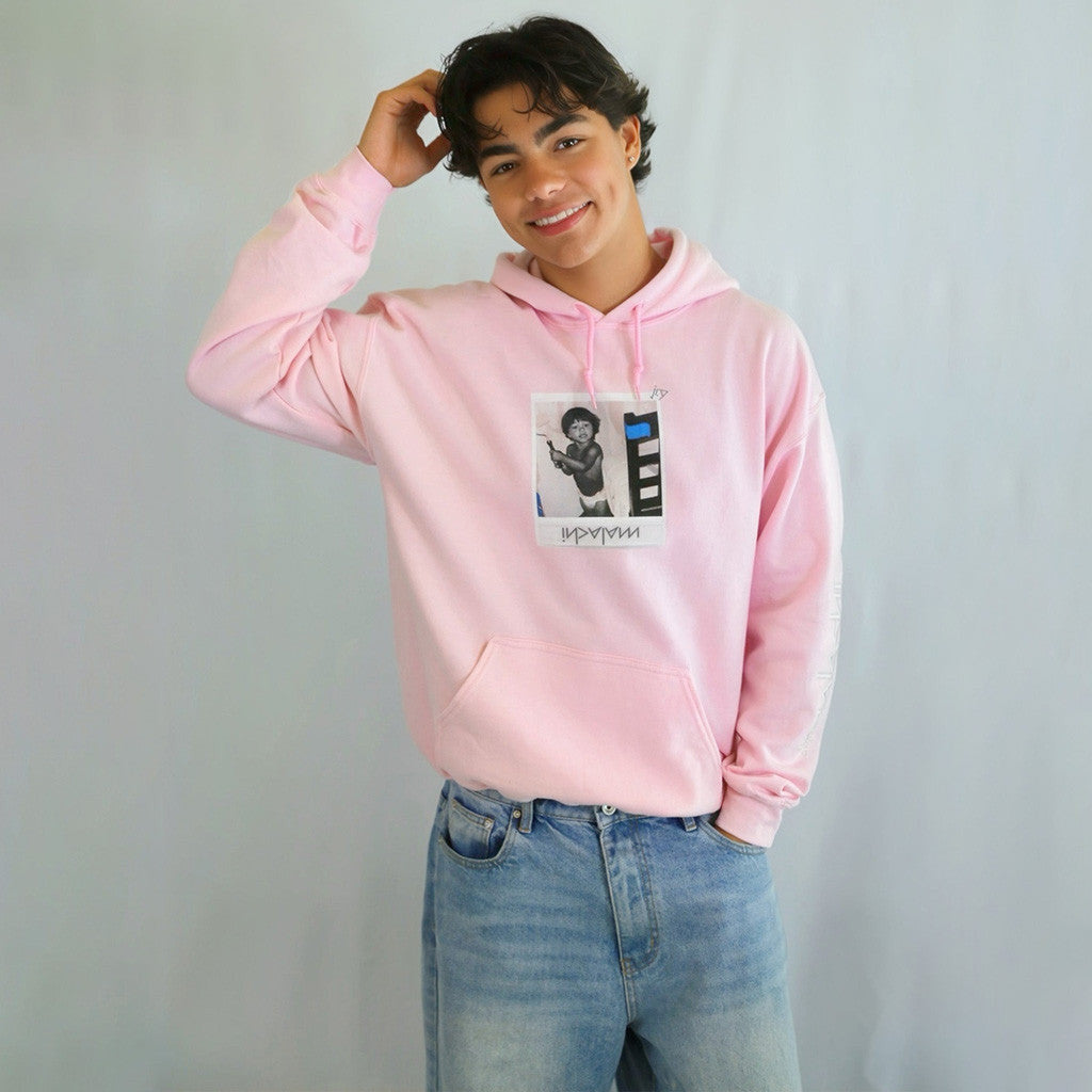 Malachi Barton Merch Pink Hoodie Gift Ideas For Friends- Mouldkingstore