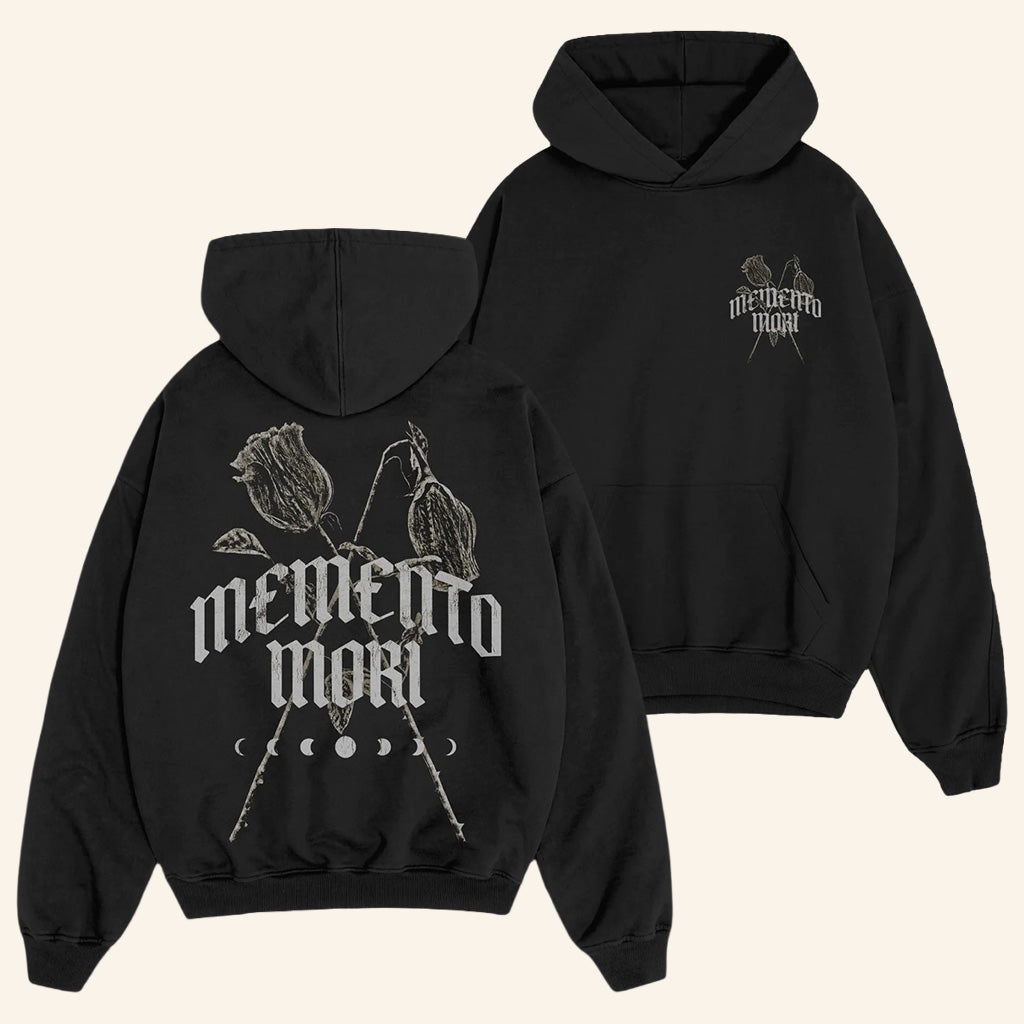 Joe Bartolozzi Merch Memento Mori Black Hoodie Gift Ideas For Girlfriend