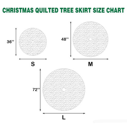 Cactus Desert Bloom Quilted Christmas Tree Skirt NCU0HH1044
