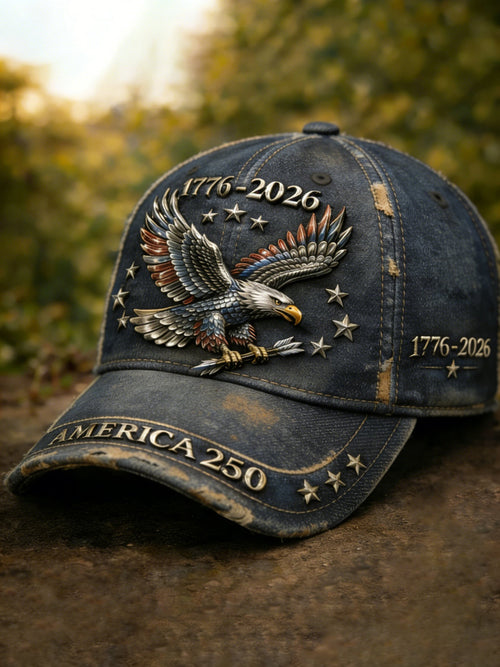 Eagle America 250Th Anniversary Hat 1776 2026 Hat 4Th Of July Present