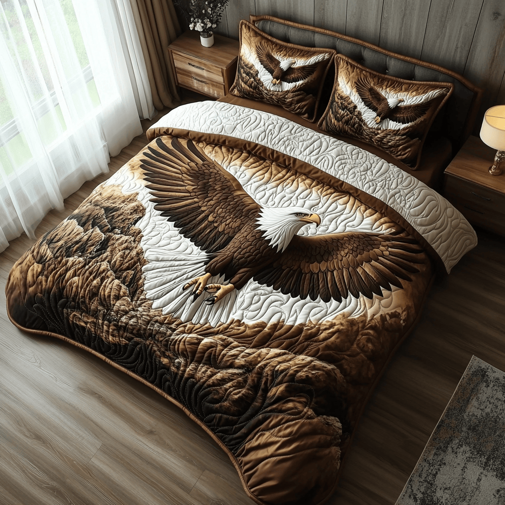 Eagle Horizon Quilted Bedding Set NCU0DV3087