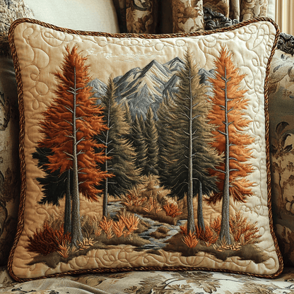 Autumn Forest Quilted Pillow Case NCU0DV5409