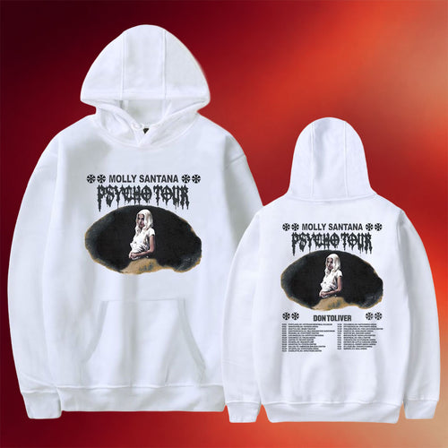Molly Santana Merch Psycho Tour Hoodie Gift Ideas For Rap Lovers