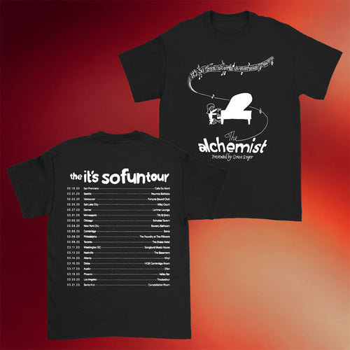 Grace Enger Merch Piano T-Shirt It_s So Fun Tour 2025 Shirts Gifts For Music Lovers
