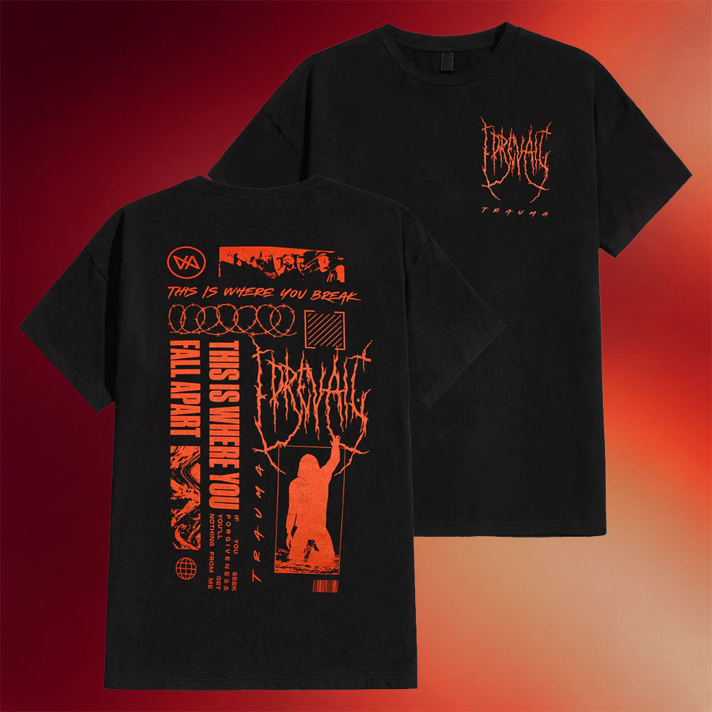 I Prevail Merch 2026 Black Metal Collage T-Shirt I Prevail Shirt Gifts Ideas For Dudes